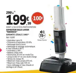 E.Leclerc ASPIRATEUR BALAI LAVEUR ROBOROCK offre