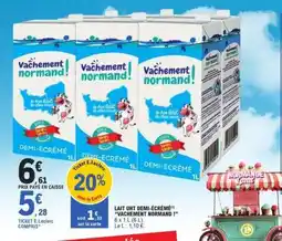 E.Leclerc Lait UHT Demi-Écrémé 'Vachement Normand !' offre
