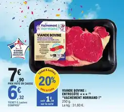 E.Leclerc Viande Bovine : Entrecôte offre