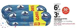 E.Leclerc Thon entier au naturel 'Petit Navire' offre
