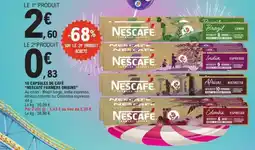 E.Leclerc Nescafé Farmers Origins Capsules offre