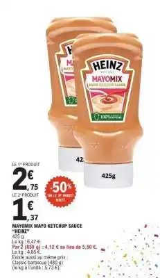 E.Leclerc MAYOMIX MAYO KETCHUP SAUCE offre