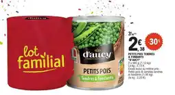 E.Leclerc PETITS POIS TENDRES & FONDANTS offre