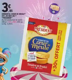 E.Leclerc Emmental cœur de meule offre
