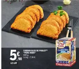 E.Leclerc CORDON BLEU DE POULET 'PÈRE DODU' offre