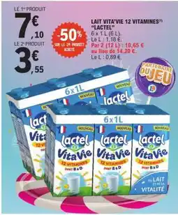 E.Leclerc Lait Vita'Vie 12 Vitamines offre