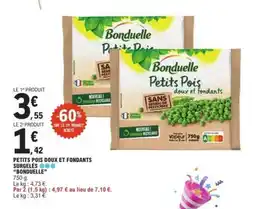 E.Leclerc BONDUELLE Petits Pois Doux et Fondants offre