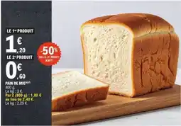E.Leclerc Pain De Mie offre