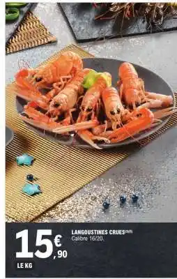 E.Leclerc Langoustines Crues offre