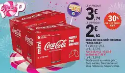 E.Leclerc Soda au cola goût original “Coca Cola” offre