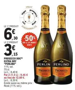 E.Leclerc Prosecco DOC Extra Dry Perlino offre
