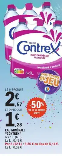 E.Leclerc Eau Minérale Contrex offre
