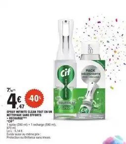 E.Leclerc Cif Infinite Clean offre