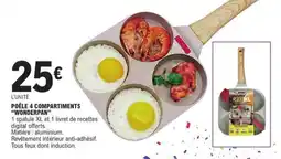 E.Leclerc POÊLE 4 COMPARTIMENTS WONDERPAN offre