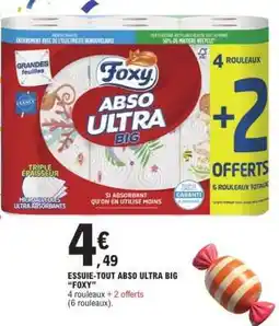 E.Leclerc Essuie-Tout Abso Ultra Big Foxy offre