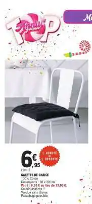 E.Leclerc GALETTE DE CHAISE offre