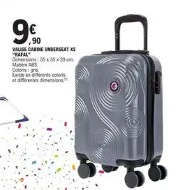 E.Leclerc VALISE CABINE UNDERSEAT XS 'RAFAL' offre