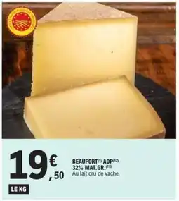 E.Leclerc Beaufort Aop offre