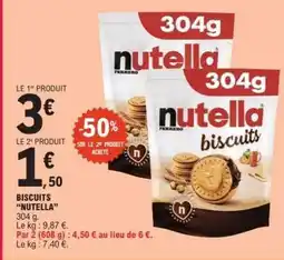 E.Leclerc Biscuits Nutella offre