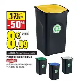 E.Leclerc POUBELLE ÉCOGREEN 50 L offre