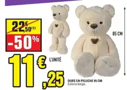 E.Leclerc Ours en peluche 85 cm offre