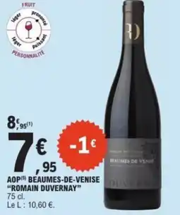 E.Leclerc Aop beaumes-de-venise romain duvernay offre