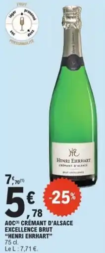 E.Leclerc Aoc crémant d'alsace offre