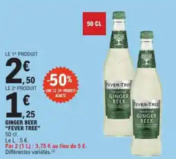 E.Leclerc Ginger beer fever tree offre