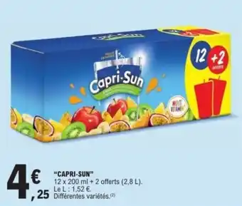 E.Leclerc Capri sun offre