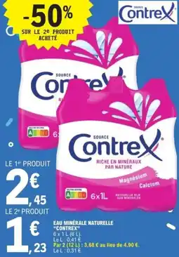 E.Leclerc Eau minérale naturelle contrex offre