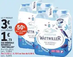 E.Leclerc Eau minérale naturelle wattwiller offre