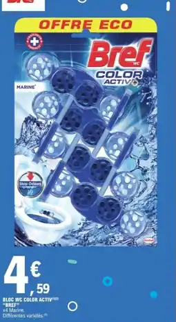 E.Leclerc Bloc wc color activ bref offre