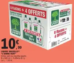 E.Leclerc Liquide vaisselle l'arbre vert offre