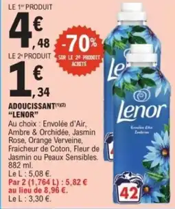 E.Leclerc Adoucissant lenor offre