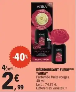 E.Leclerc Désodorisant fleur aura offre