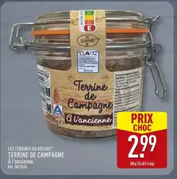 ALDI LES TERRINES DU BOCAGE Terrine de Campagne offre
