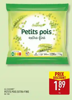 ALDI ALL SEASONS Petits pois extra-fins offre