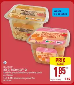 ALDI Le Cavalier Dés de Gouda au Cumin offre