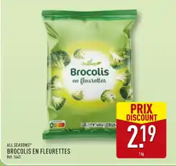 ALDI All Seasons Brocolis en fleurettes offre
