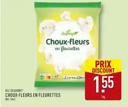 ALDI All Seasons Choux-fleurs en fleurettes offre