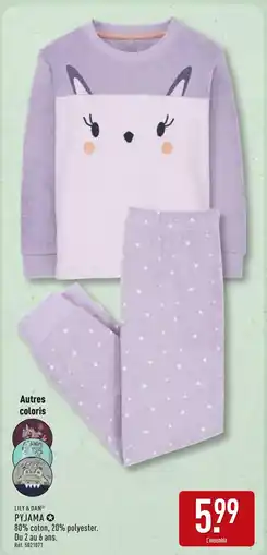 ALDI LILY & DAN Pyjama offre