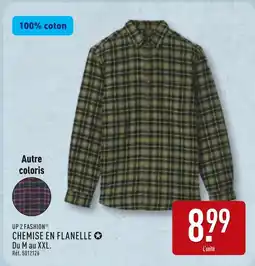 ALDI UP 2 FASHION Chemise en flanelle offre
