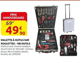 Rural Master Malette à outils sur roulettes - 180 outils offre