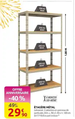 Rural Master Étagère métal offre