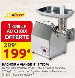 Rural Master Maxi Cook Hachoir à viande N°12 750 W offre