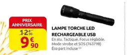Rural Master Lampe Torche LED Rechargeable USB offre