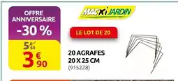 Rural Master Macxi Jardin 20 agrafes 20 x 25 cm offre