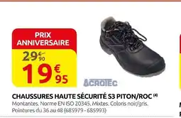 Rural Master Acrotec Chaussures haute sécurité S3 Piton/Roc offre