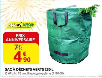 Rural Master Maxi Jardin Sac à déchets verts 250 L offre