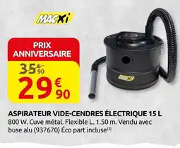 Rural Master MACXI Aspirateur vide-cendres électrique 15 L offre